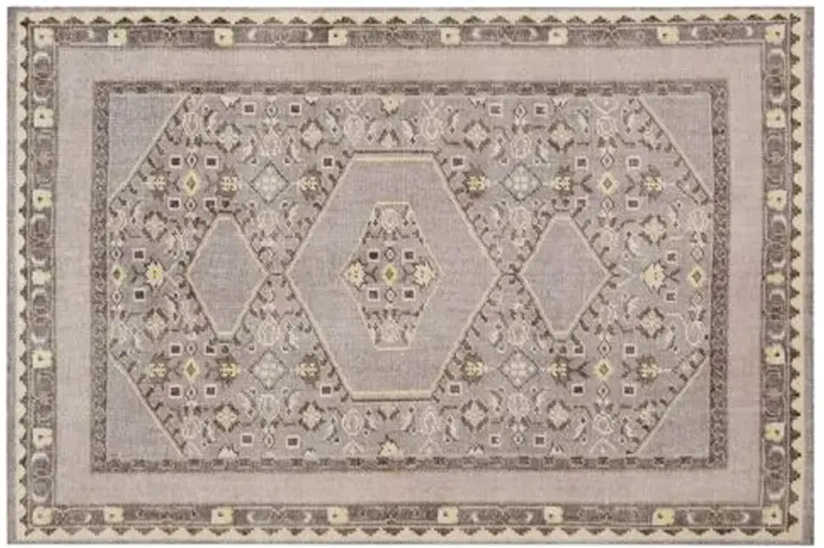 Miana Rug - Green/Blue - Gray - Gray