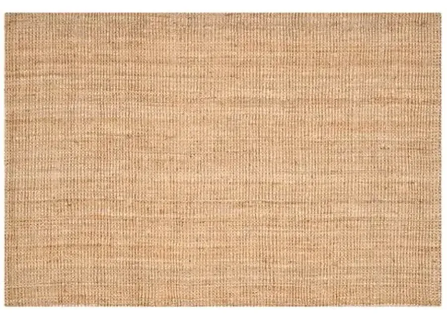 Ashlee Jute Rug - Natural - Beige - Beige