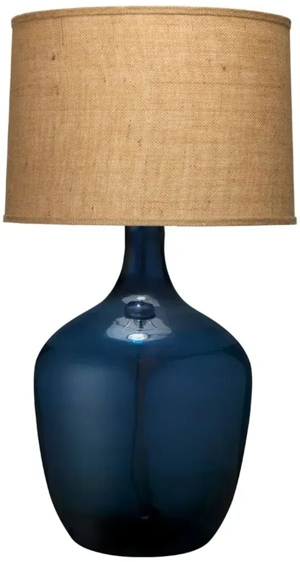 XL Plum Jar Table Lamp, Navy
