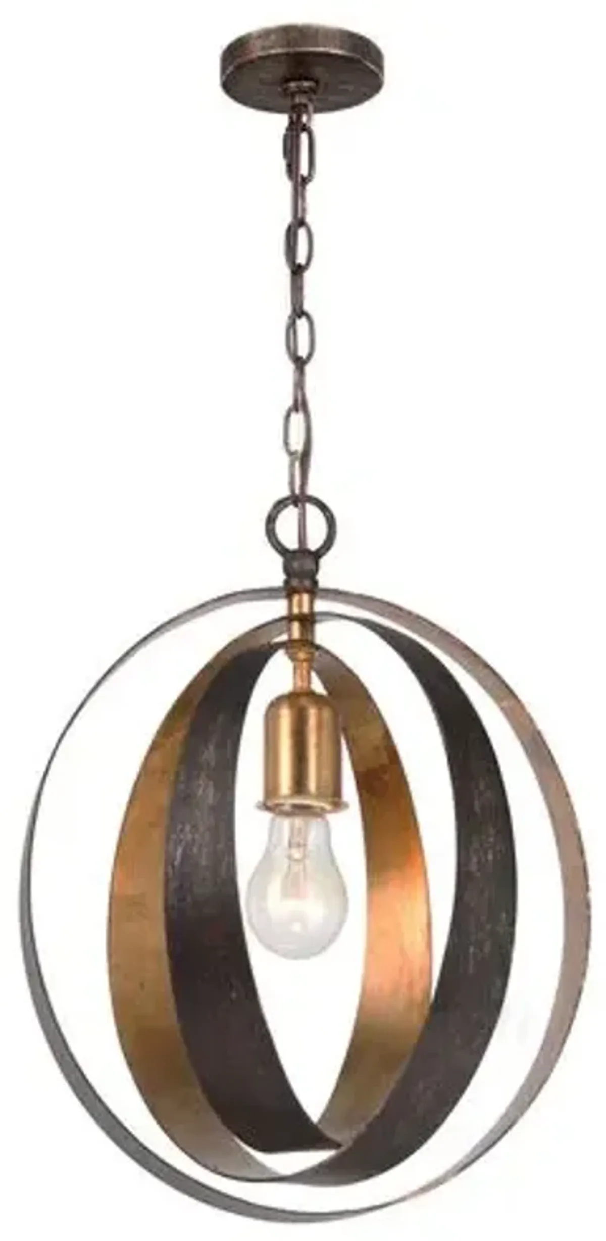 Luna Sphere Chandelier - Gold/Bronze - Crystorama