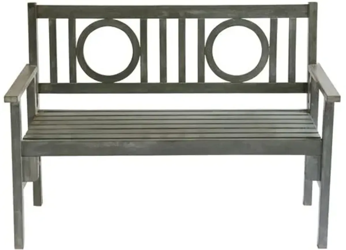 Piedmont Outdoor Bench - Gray