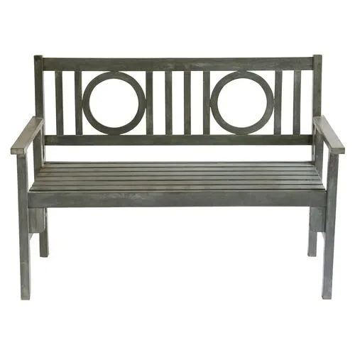 Piedmont Outdoor Bench - Gray