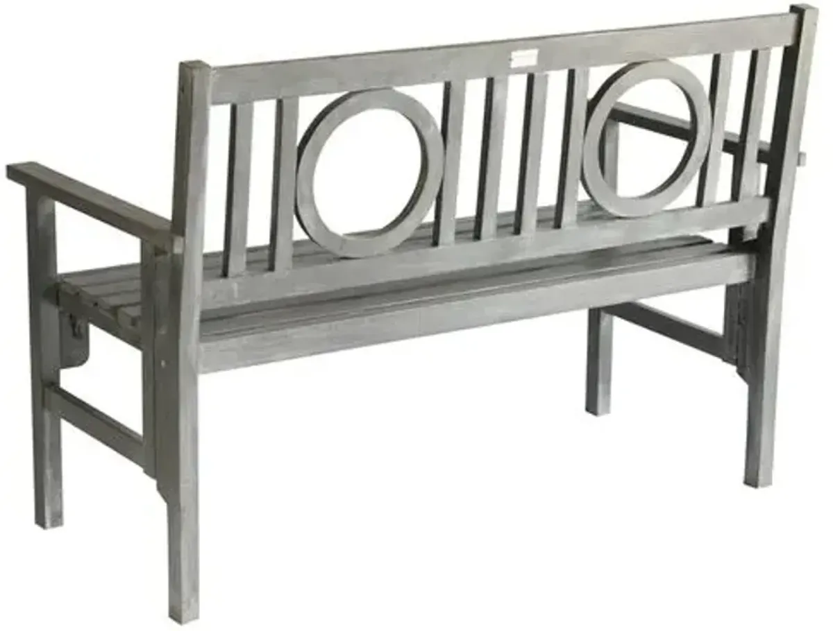 Piedmont Outdoor Bench - Gray