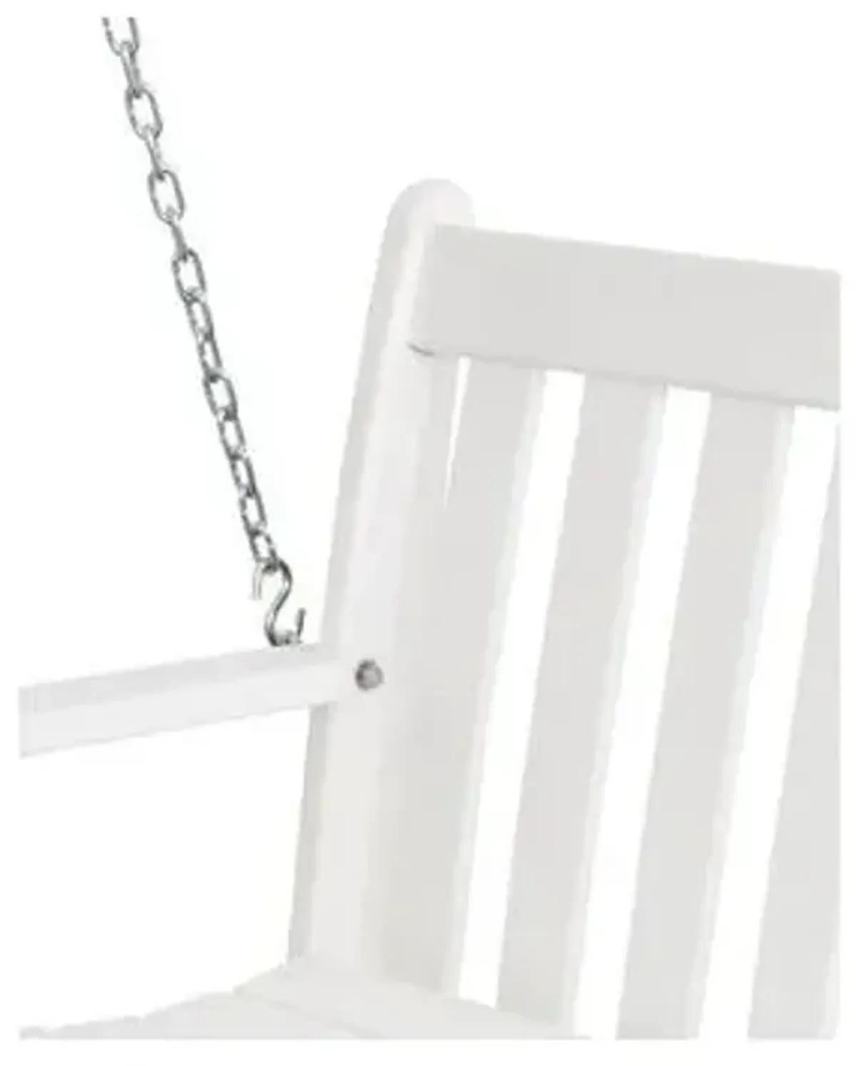 60" Outdoor Vineyard Swing - White