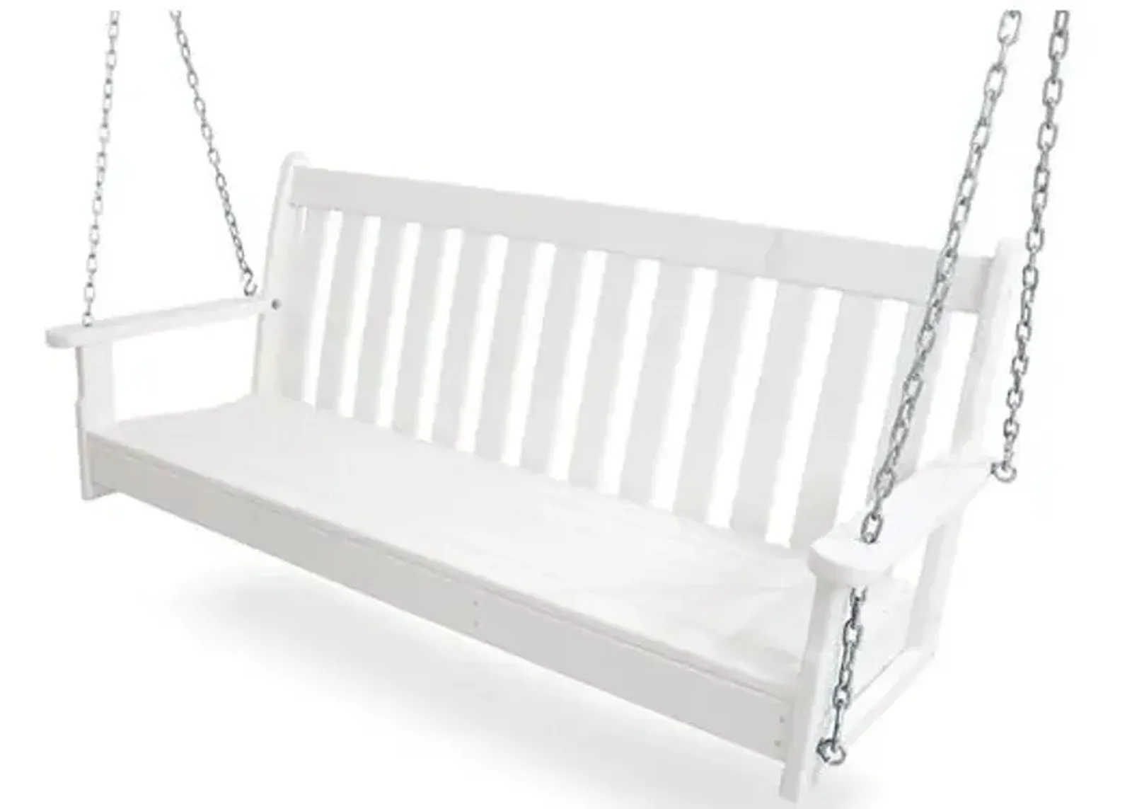 60" Outdoor Vineyard Swing - White