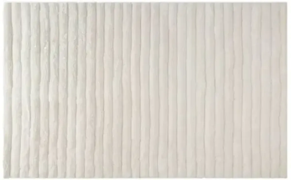 Gene Shag Rug - Pearl - Ivory - Ivory