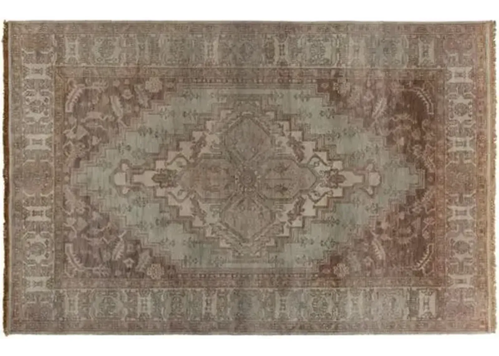 Dion Hand-Knotted Rug - Chocolate - Brown - Brown