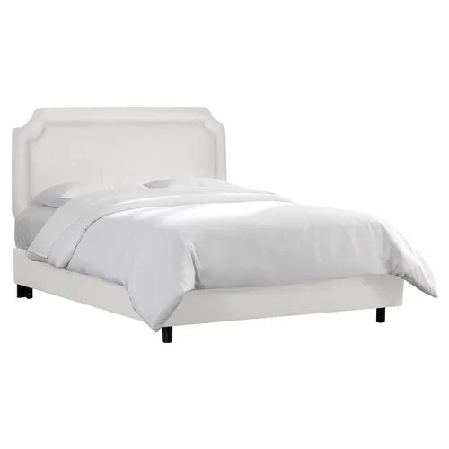 Morgan Bed - Handcrafted - White