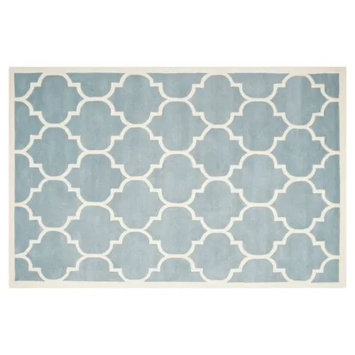 Tamako Rug - Blue/Ivory - Blue