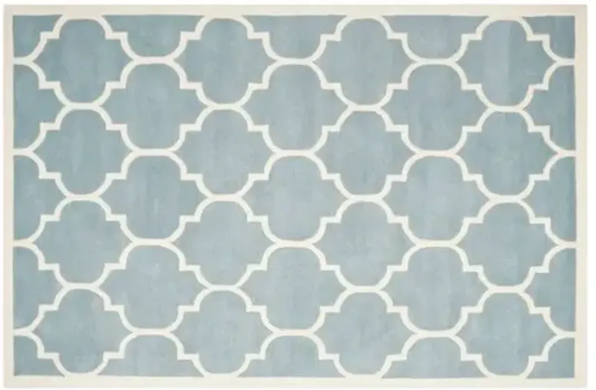 Tamako Rug - Blue/Ivory - Blue