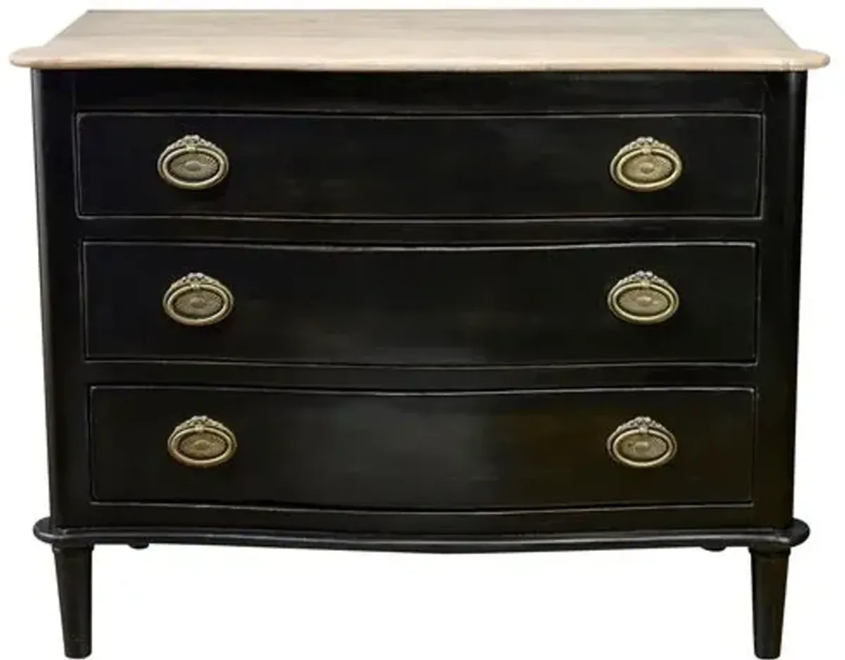 Carmine Dresser - Weathered Black - Handcrafted