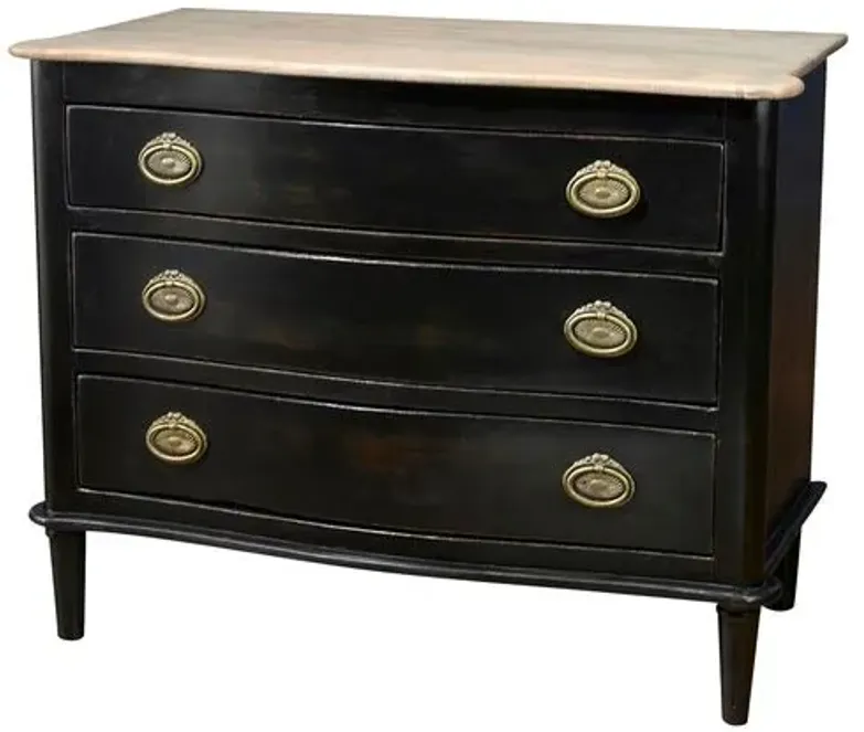 Carmine Dresser - Weathered Black - Handcrafted