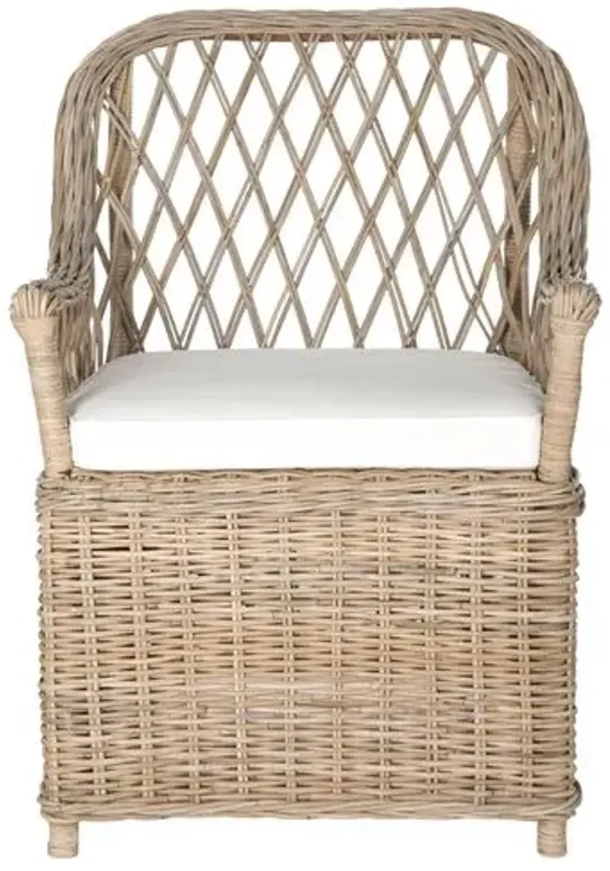 Markham Armchair - Natural - White