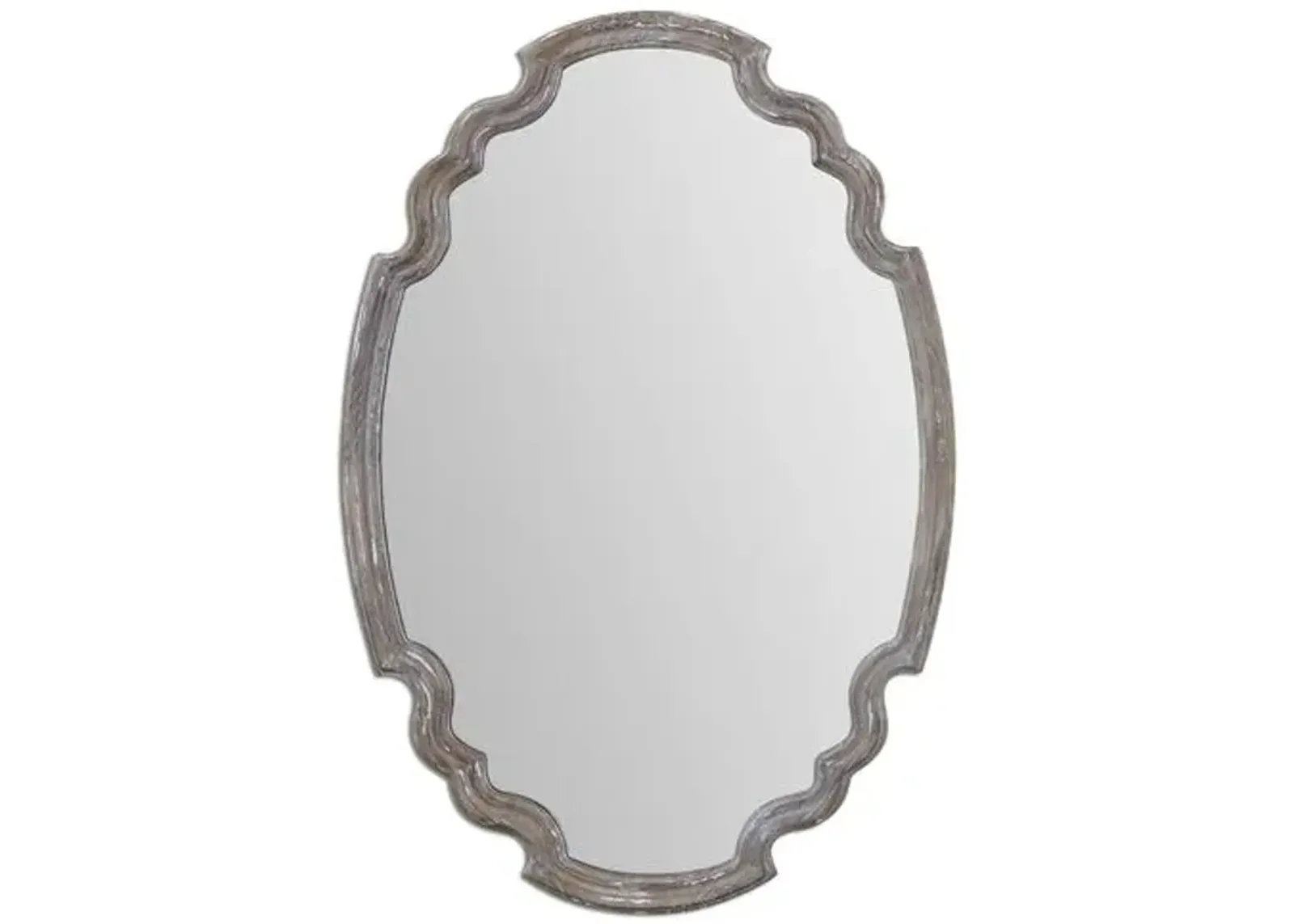 Napoleon Wall Mirror - Aged Wood