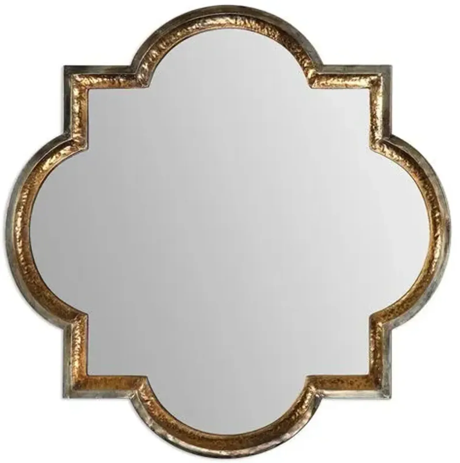 Quatrefoil Wall Mirror - Gold Leaf