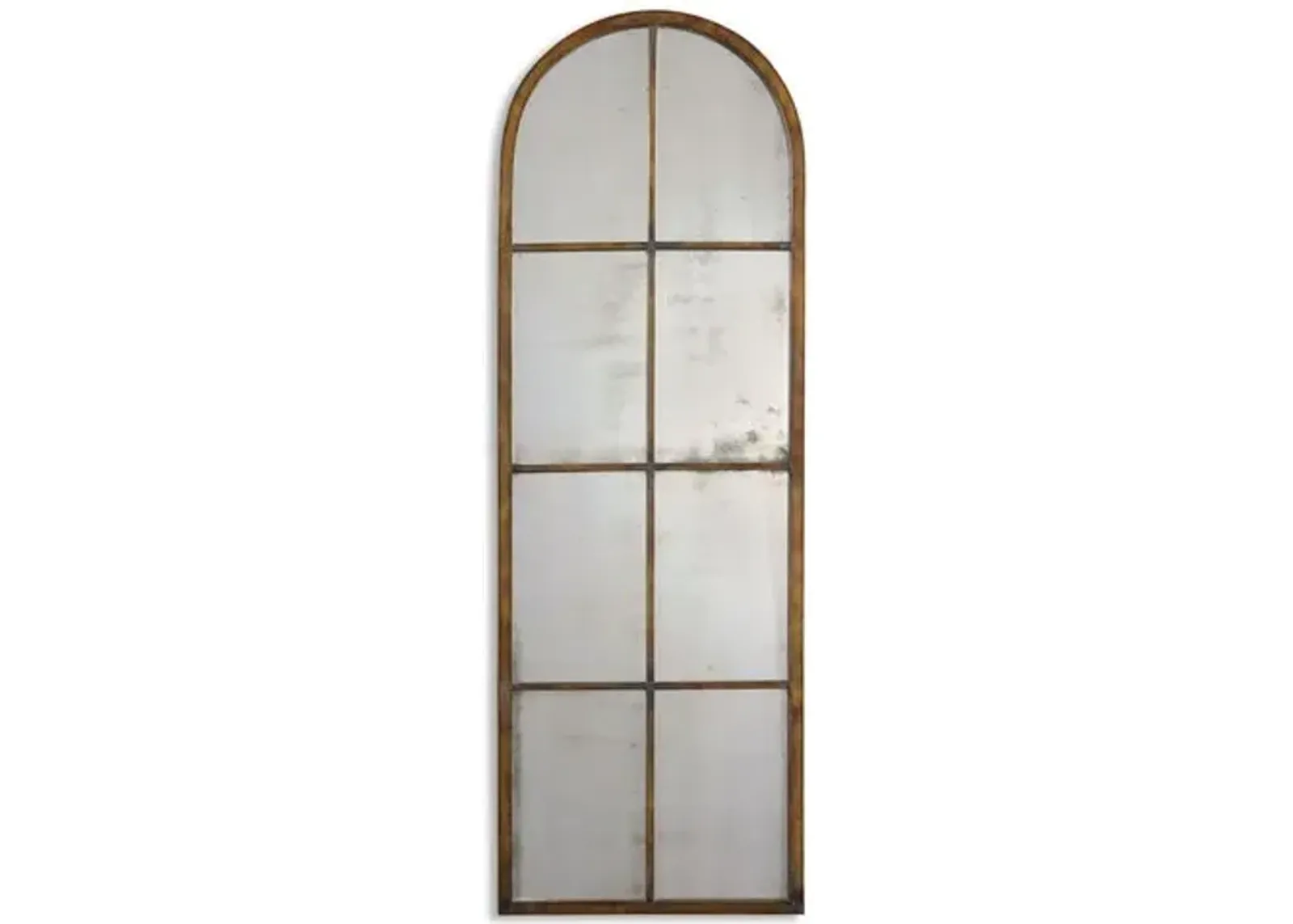 Emily Oversize Mirror - Maple - Gray