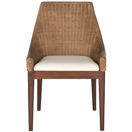 Lenox Side Chair - Toffee - White