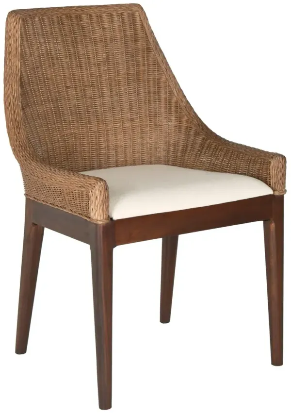 Lenox Rattan Side Chair, Toffee
