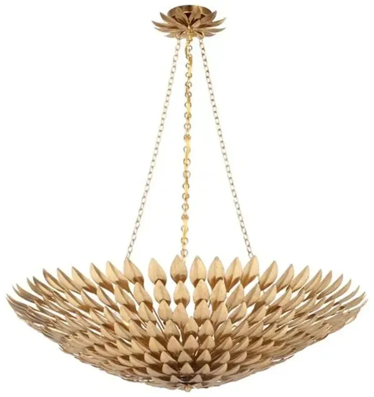 Broche 8-Light Chandelier - Gold - Crystorama