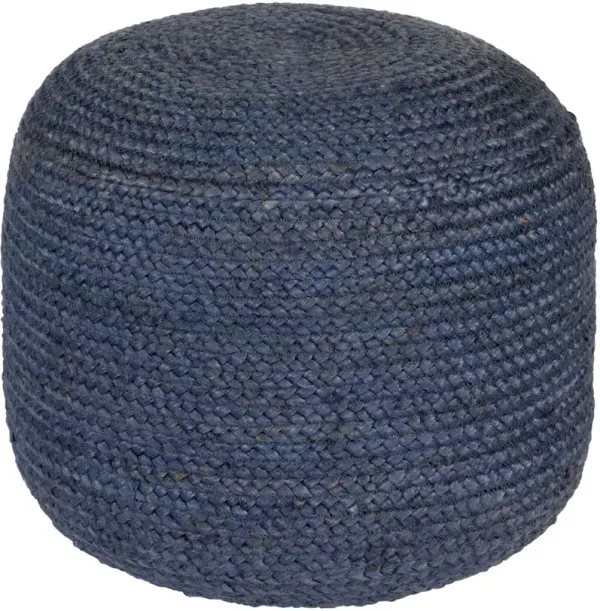 Anita Jute Pouf, Navy