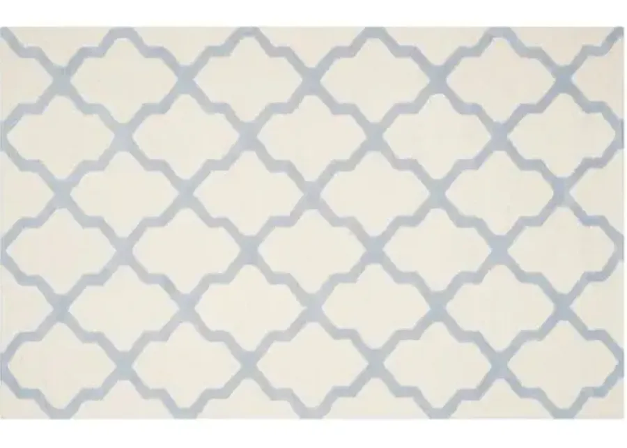 Mulberry Rug - Ivory/Blue - Ivory