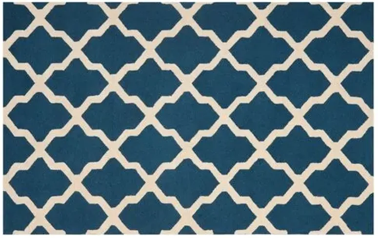 Mulberry Rug - Navy/Ivory - Blue - Blue