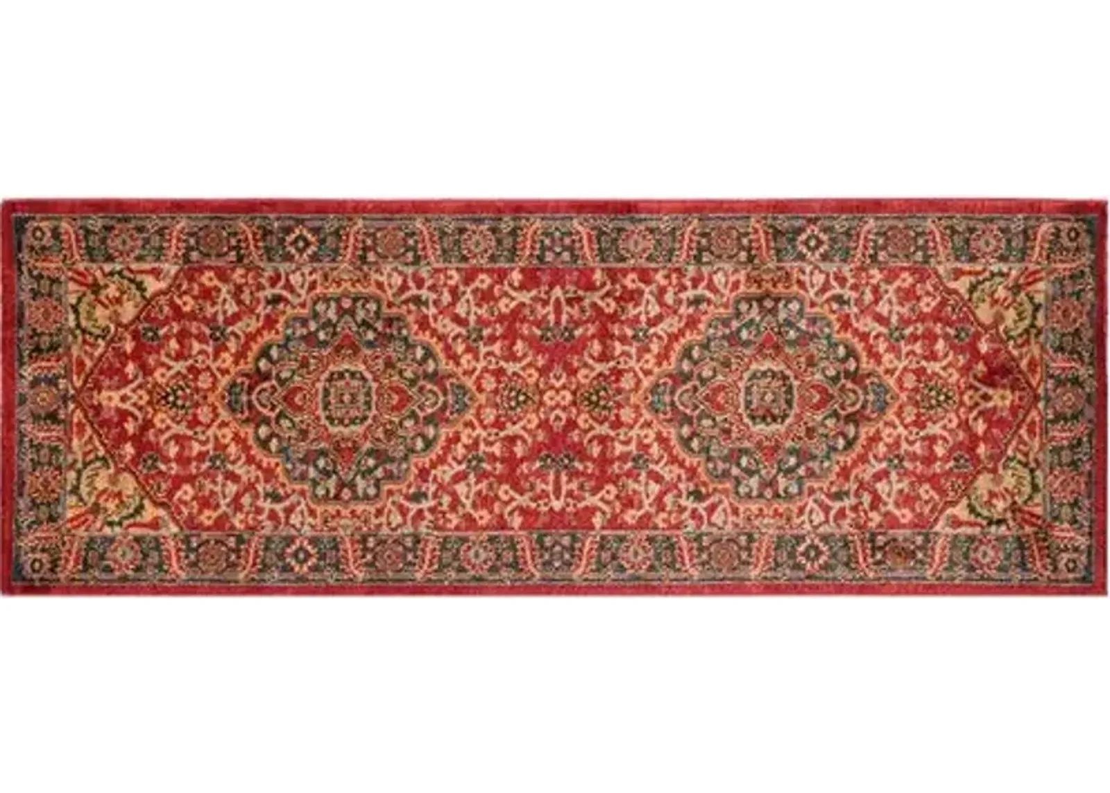 Viviana Rug - Navy/Red - Red