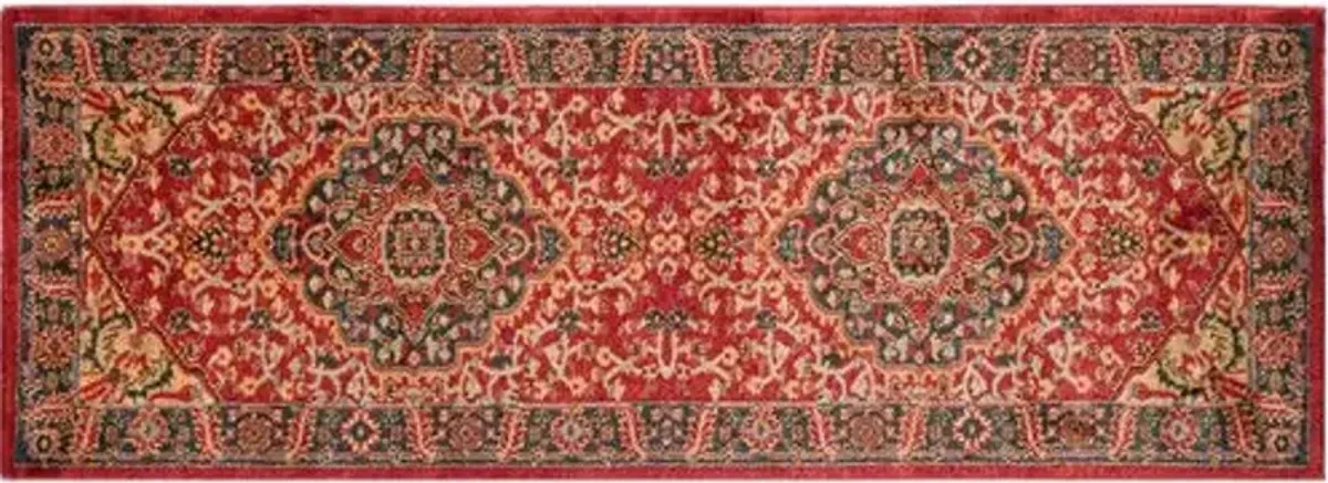 Viviana Rug - Navy/Red - Red