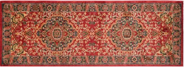Viviana Rug - Navy/Red - Red