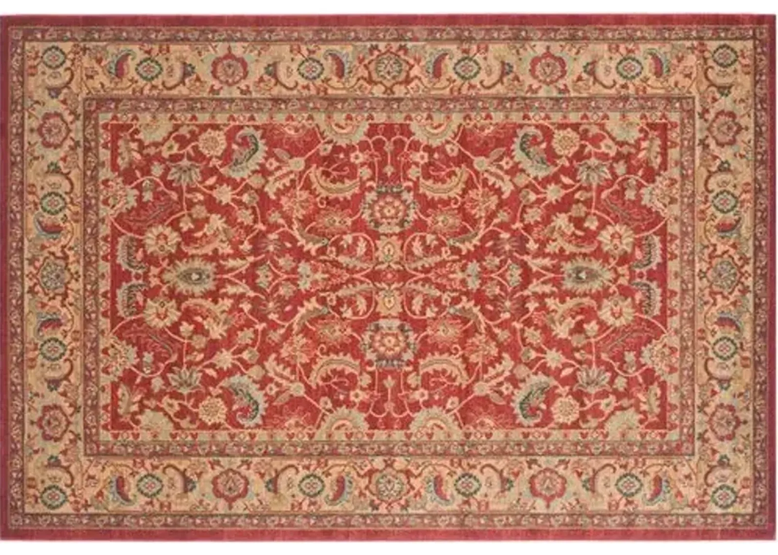 Pacey Rug - Red/Natural - Red