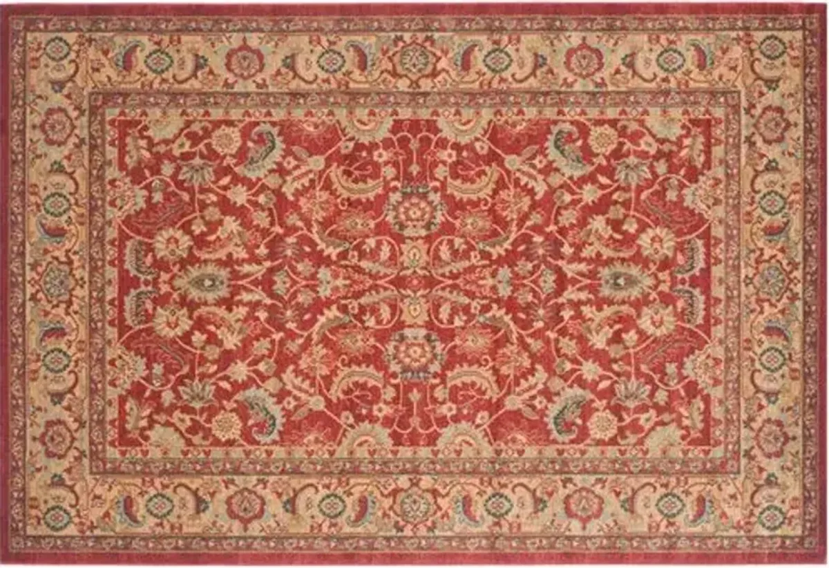 Pacey Rug - Red/Natural - Red