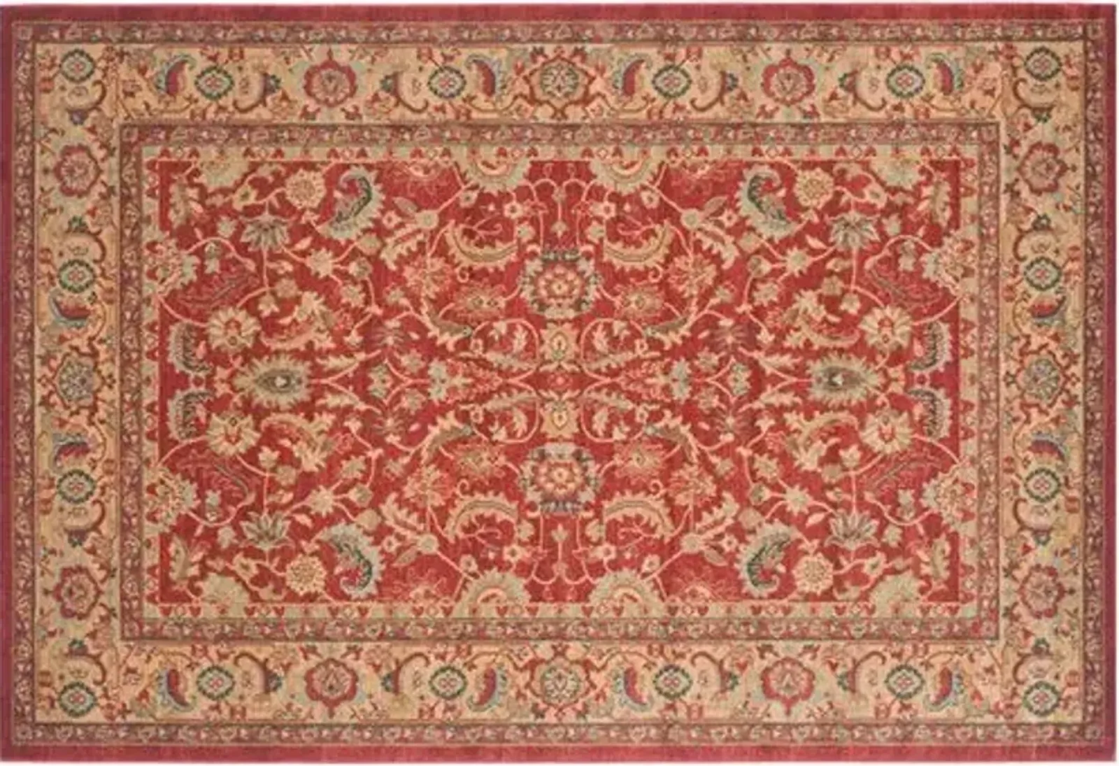 Pacey Rug - Red/Natural - Red