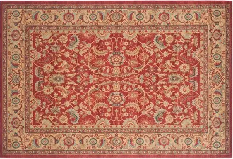 Pacey Rug - Red/Natural - Red