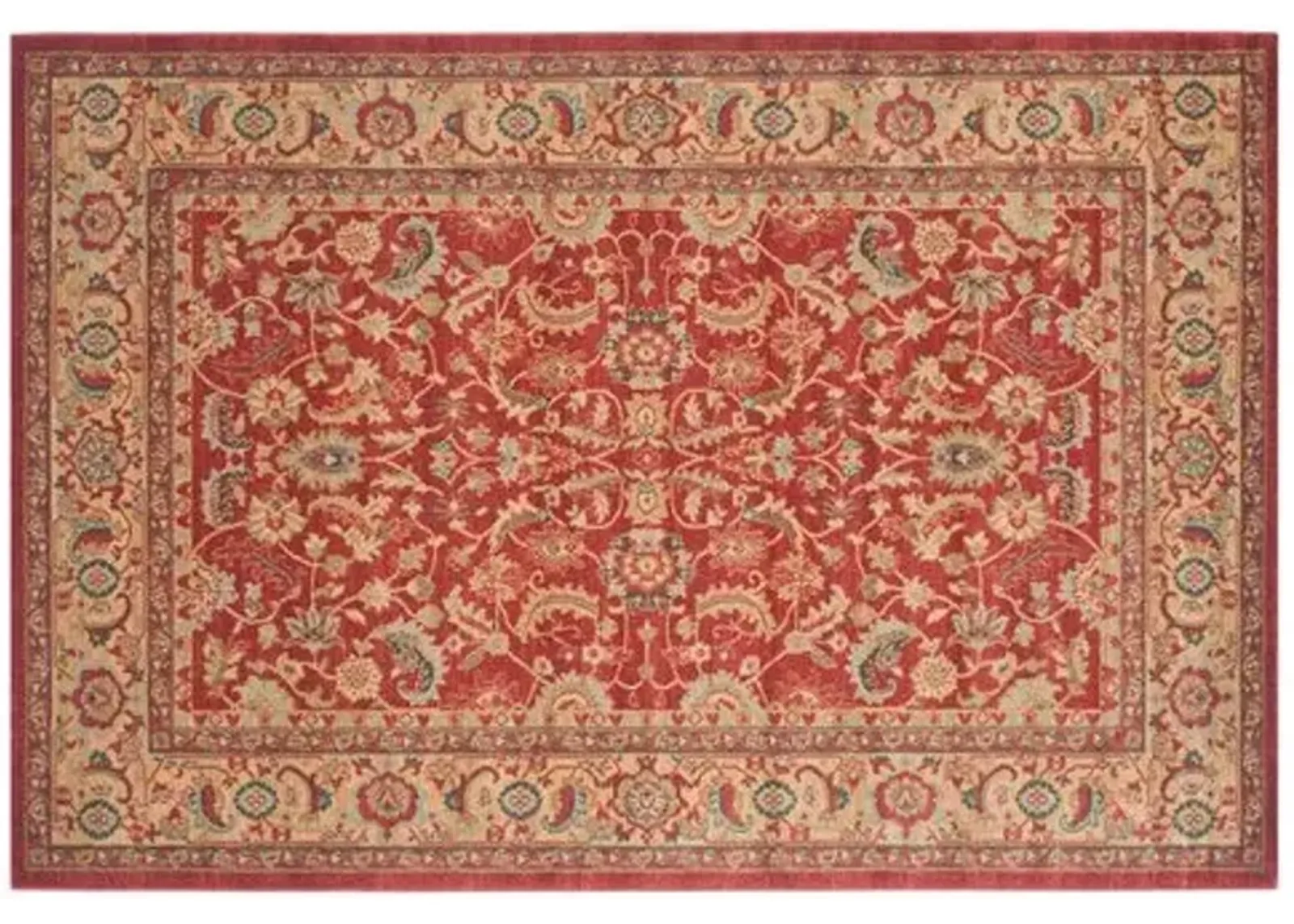 Pacey Rug - Red/Natural - Red