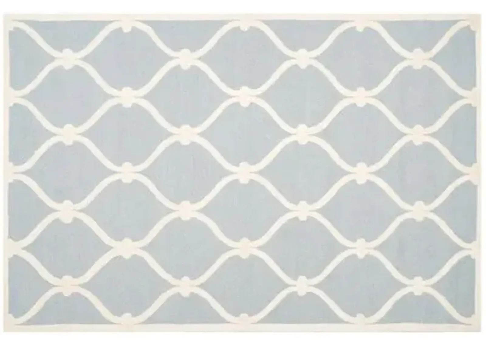 Chaz Rug - Blue/Ivory - Blue