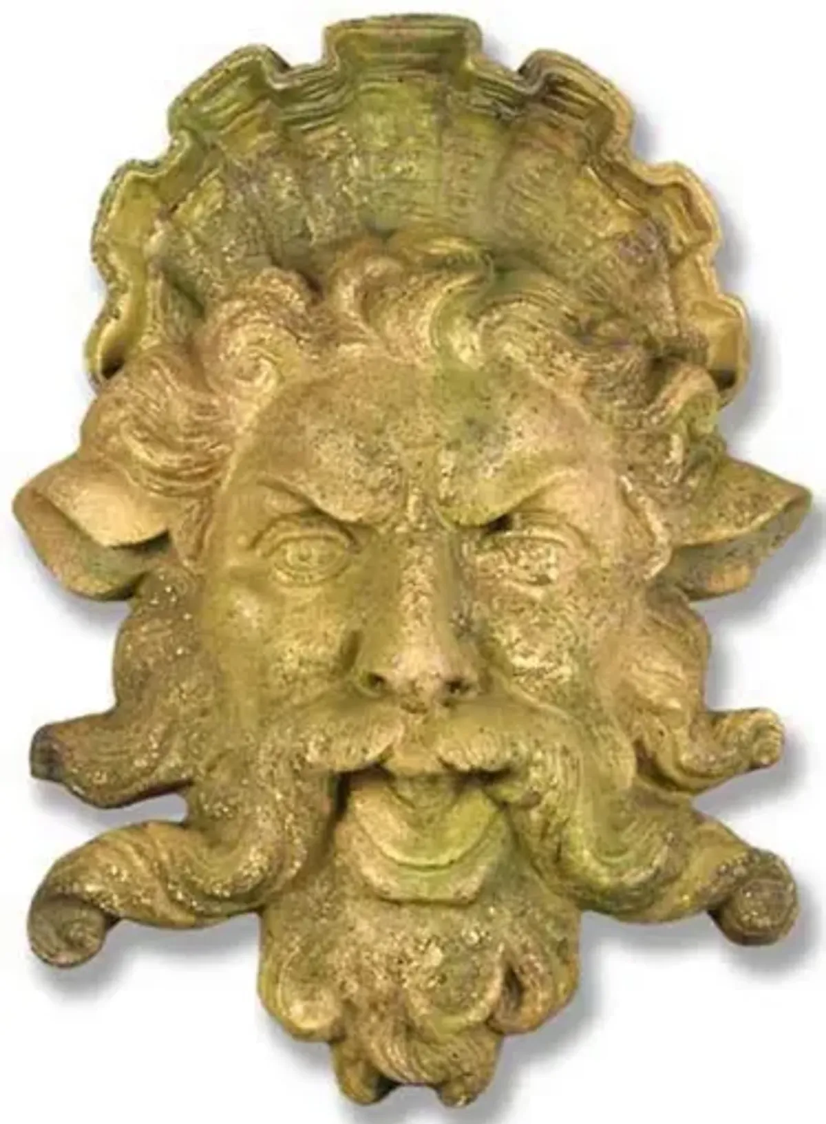 15" Neptune Trevi Mask, Verde