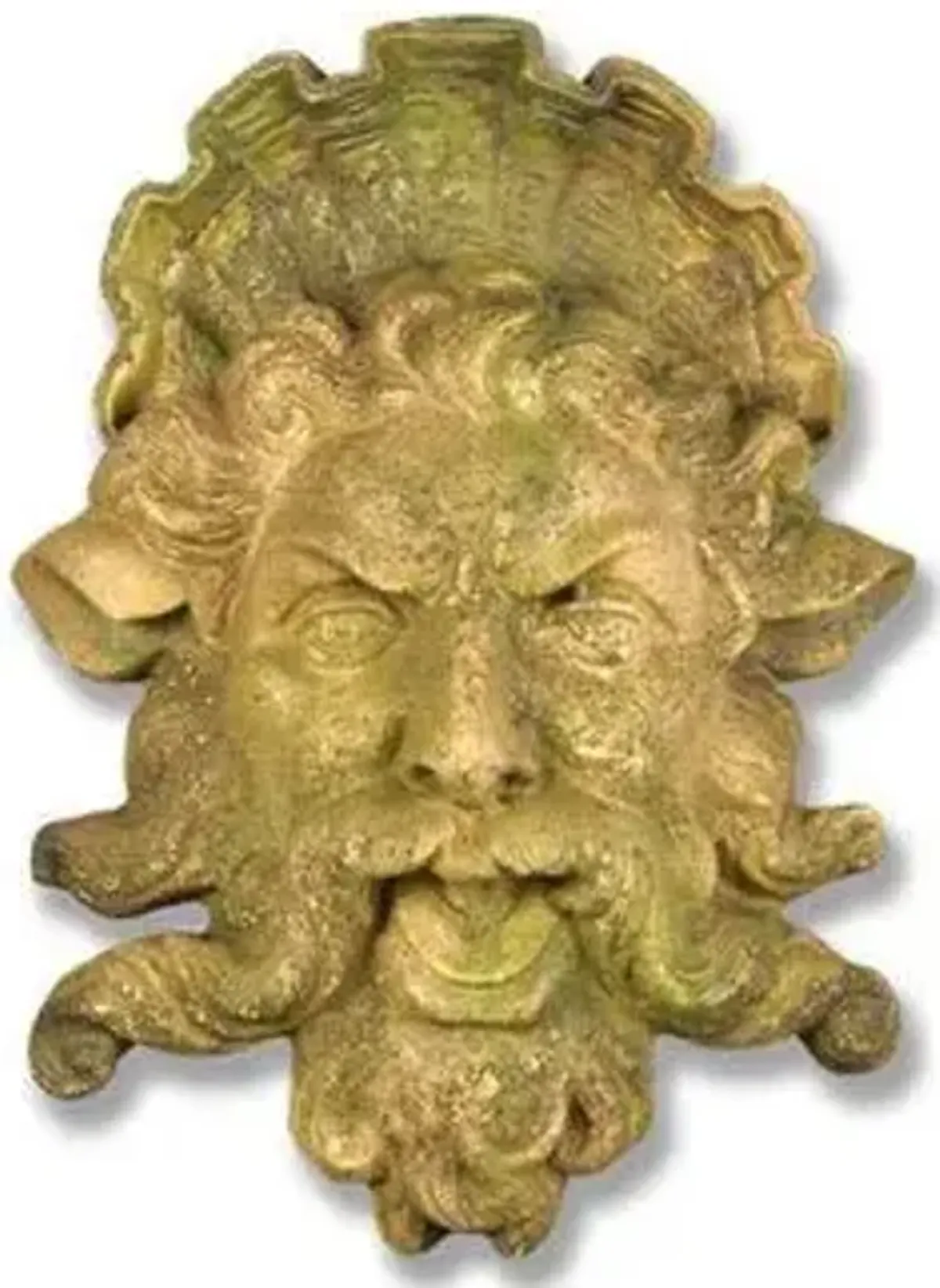 15" Neptune Trevi Mask - Verde - Beige