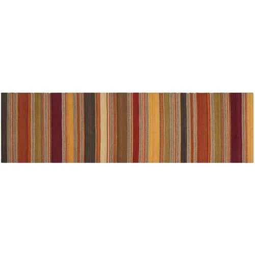 Sobral Flat-Weave Rug - Gold - Brown - Brown