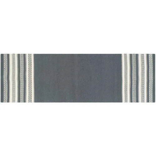 Ovar Flat-Weave Rug - Gray - Gray