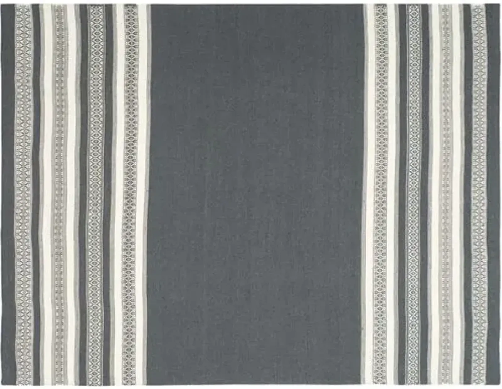 Ovar Flat-Weave Rug - Gray - Gray