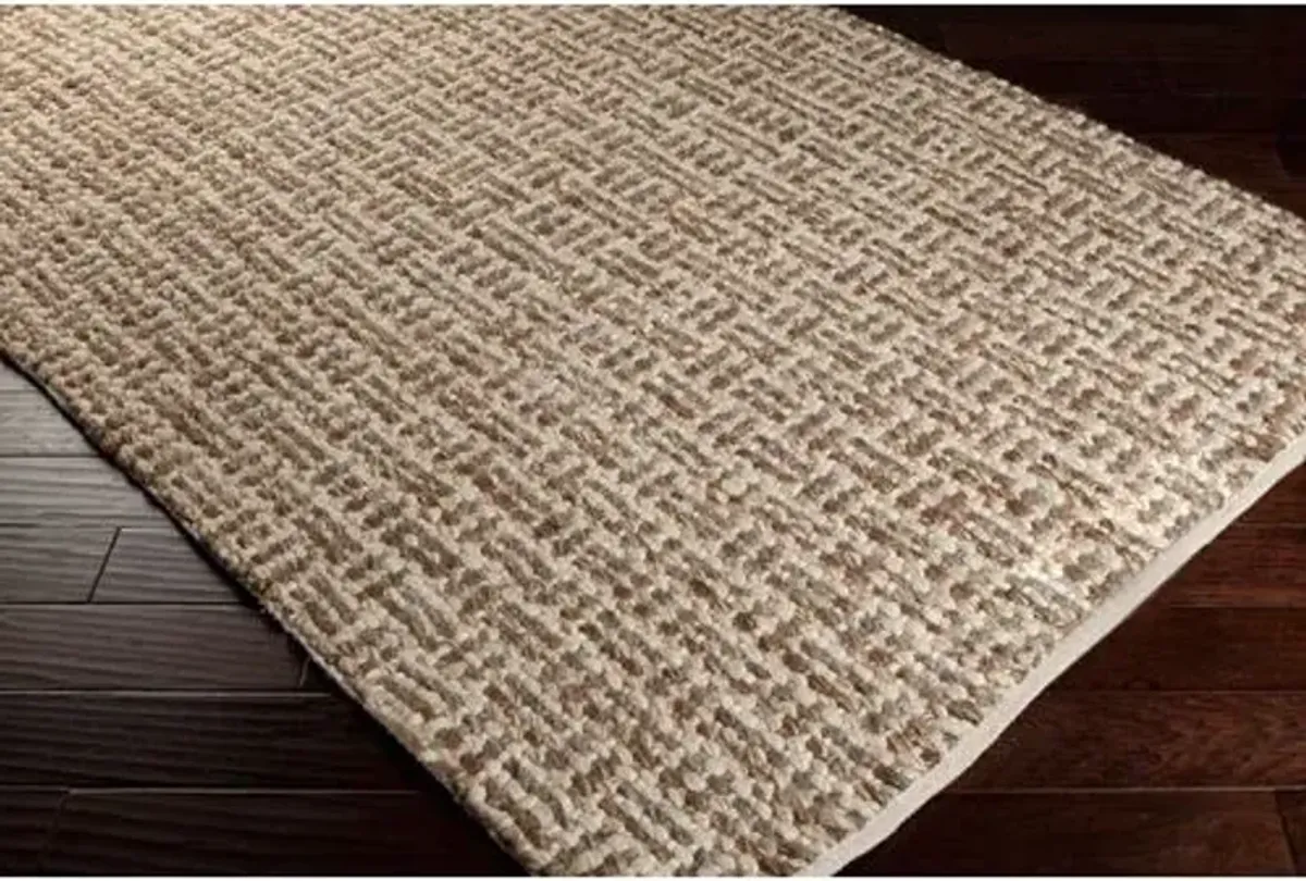 Karen Flat-Weave Rug - Tan - Gray - Gray