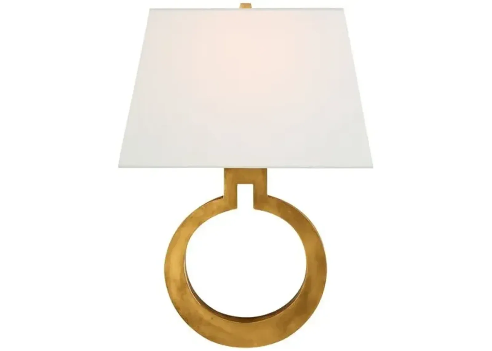 Visual Comfort - Ring Sconce - Antique Brass - Gold