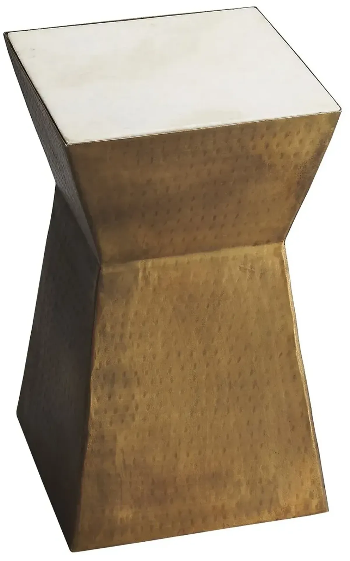 Eva Side Table, Brass/Marble