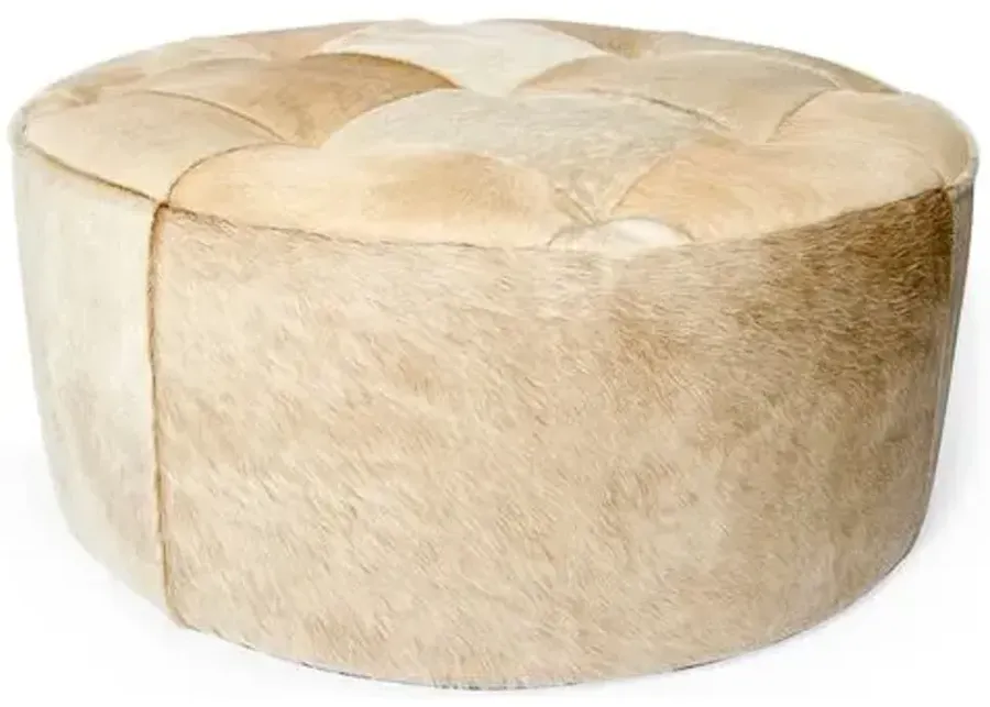 Solly Ottoman - Beige - Le-Coterie