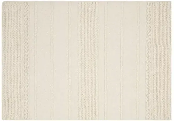 Bruno Rug - Natural - White - White