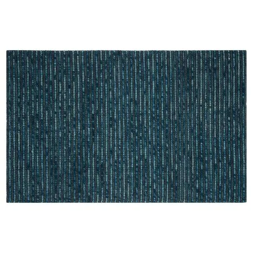 Sumner Jute-Blend Rug - Teal - Blue - Blue