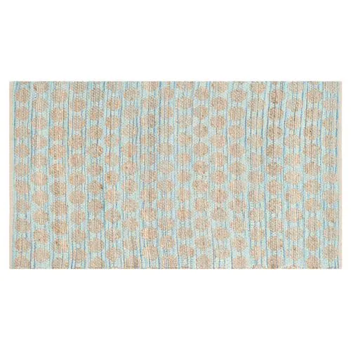 Cleo Kids' Rug - Beige - Blue - Blue