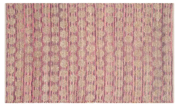 Cleo Kids' Rug, Maroon/Tan