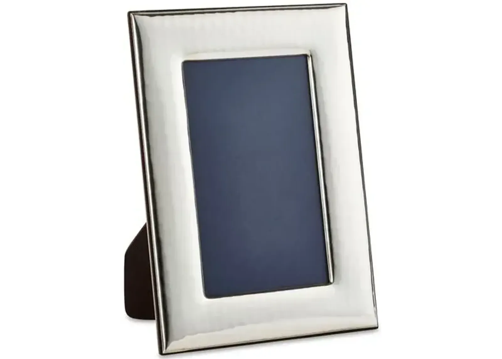 Sterling Wide Hammered Frame - 3.5x5 - Silver