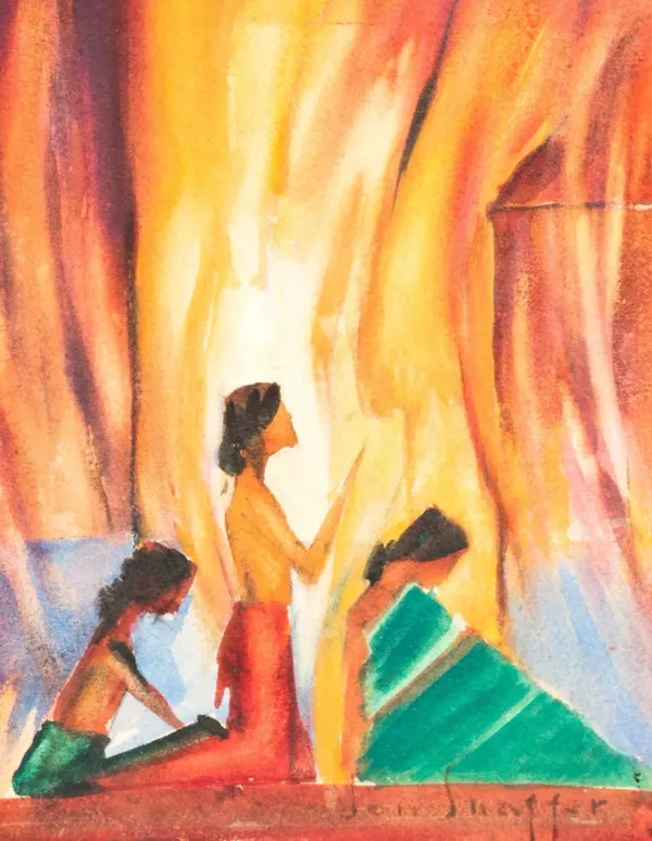 Mistresses of the Fire - 1962 - McNaught Fine Art - Yellow